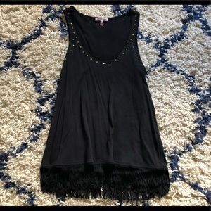 Juicy Couture fringed tank
